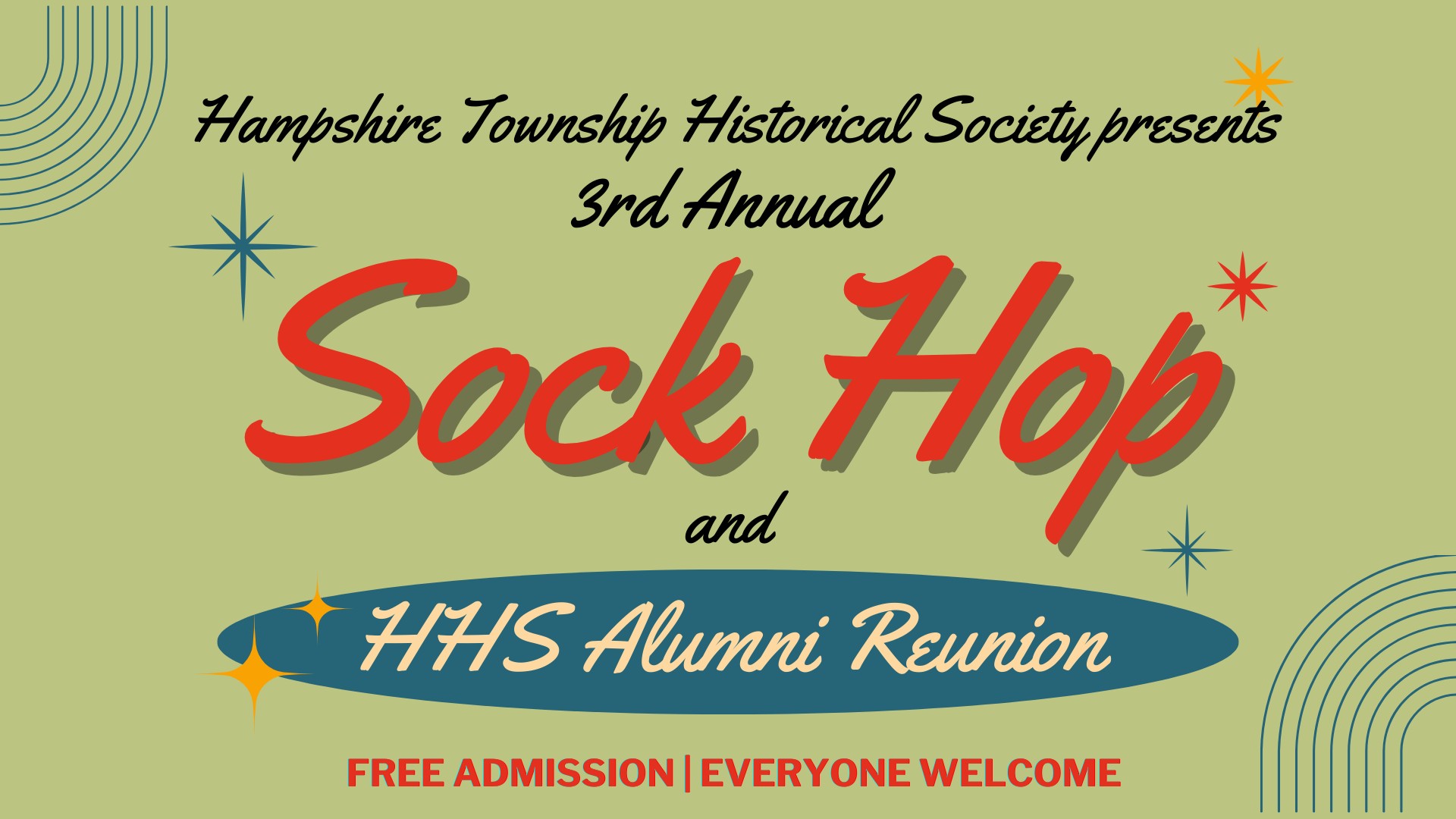 Sock Hop & HHS Class Reunion <br>At Old-Fashioned Days